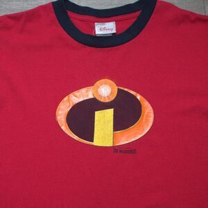 Vintage Disney Incredibles Ringer Shirt Size Large